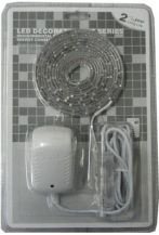 KIT LED-URI DECORATIVE BANDA 1 ML + TRANSFORMATOR + CABLU ALIMENTARE - KIT LED-URI DECORATIVE BANDA 1 ML + TRANSFORMATOR + CABLU ALIMENTARE